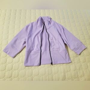 Halara cropped lavender golf sports top size small